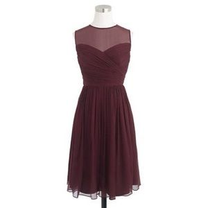 J crew bridesmaid dress Sz 8 Maroon